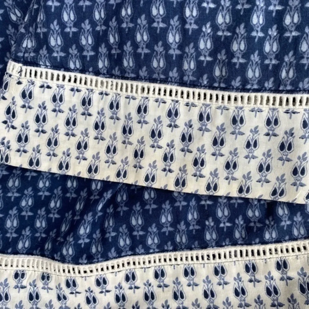 Tory Burch Tunic Blue and Creme Colored - Picture 10 of 12